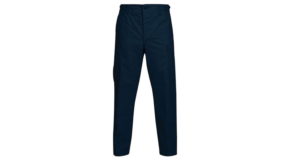 Mens BDU Trouser,Button Fly, Dark Navy