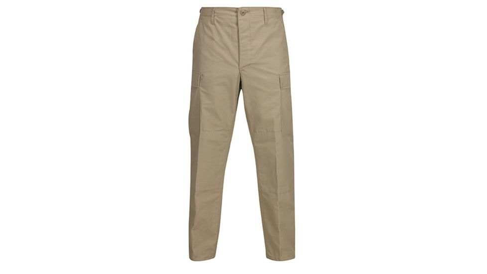Mens BDU Trouser,Button Fly, Khaki