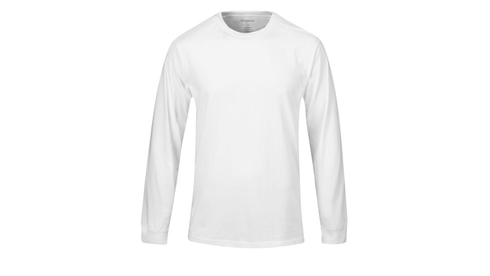 Propper Mens Pack 2 Long Sleeve T-Shirt,White,Small F53690U100S