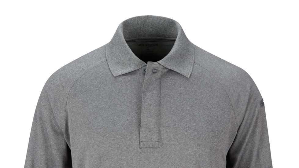 Propper Mens Snag Free Long Sleeve Polo Shirt,Heather Grey,3XL F53620A0233XL