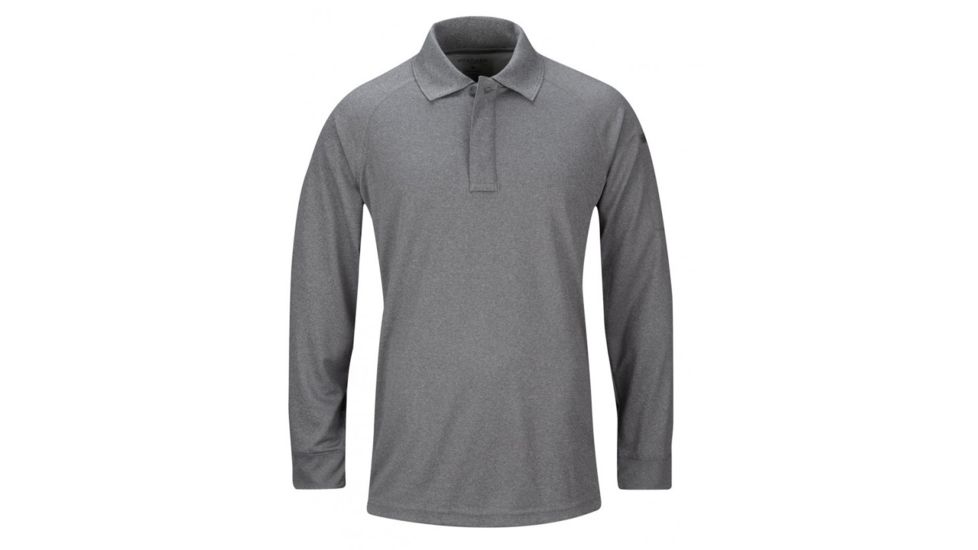Propper Mens Snag-Free Polo - Long Sleeve T-Shirt,Heather Grey,3XL F53620A0233XL