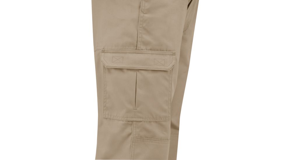 Propper Men's Tactical Trousers, 65/35 Poly/Cotton Canvas, 28x37, Khaki
