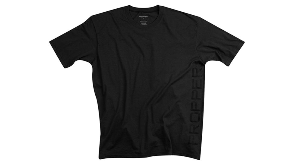 Propper Mens Vertical Logo T-Shirt Black 2XL F53130U0012XL