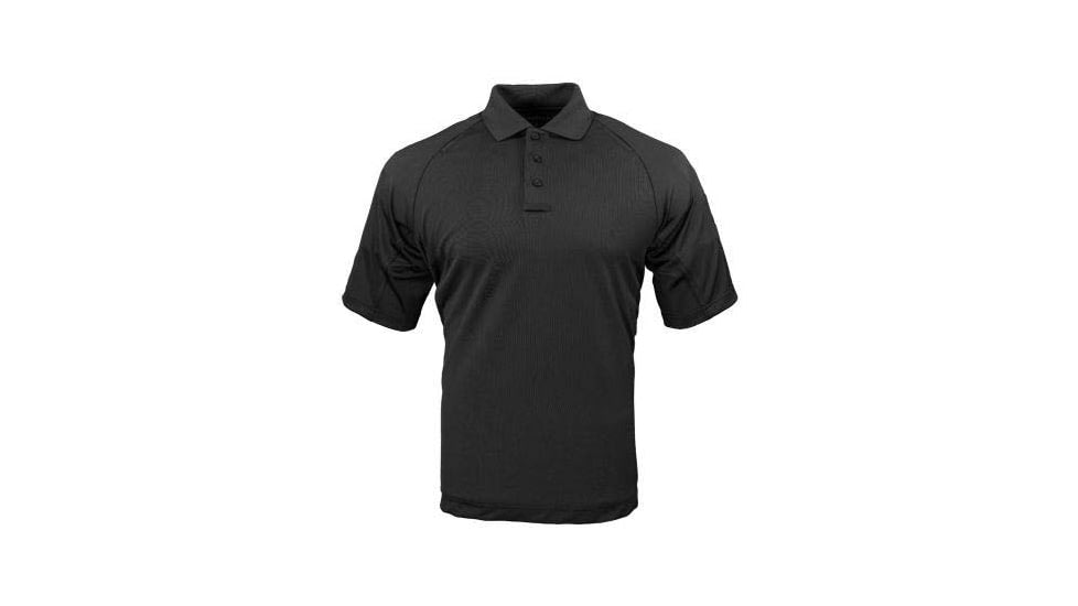 Propper Raglan Utility Short Sleeve Polo - Mens, Black, 6XL, F5842010016XL