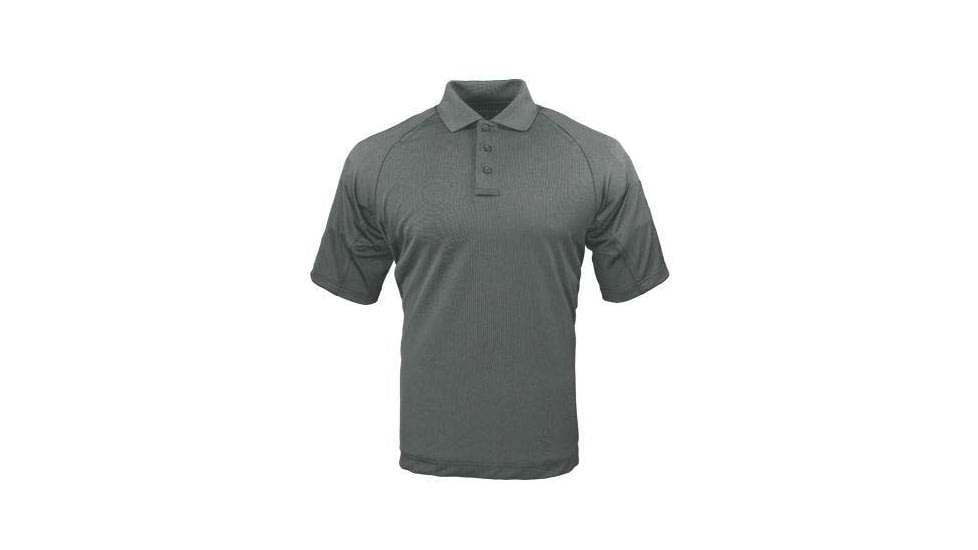 Propper Raglan Utility Short Sleeve Polo - Mens, Grey, XS, F584201020XS