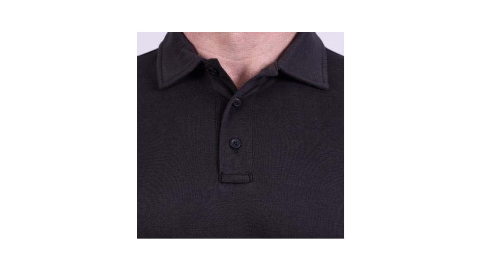 Propper Uniform Cotton Long Sleeve Polo - Mens, Midnight Navy, L, F58225N414L