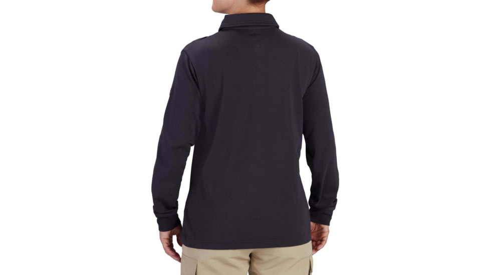 Propper Uniform Cotton Long Sleeve Polo - Womens, Midnight Navy, XL, F58235N414XL