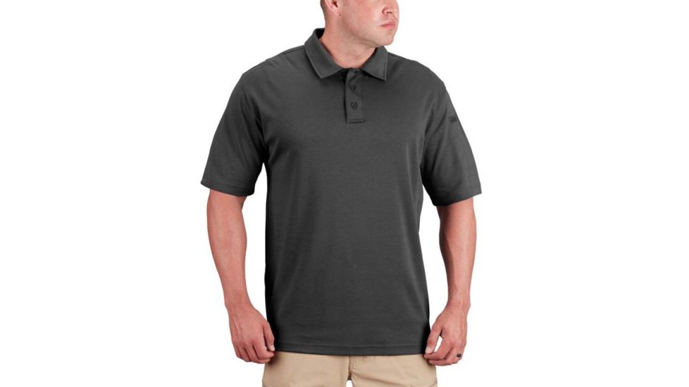Propper Uniform Cotton Polo - Mens, Charcoal, 2XL, F58065N0152XL