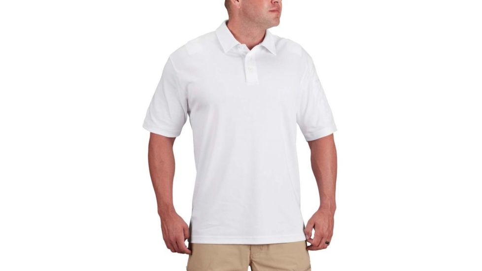 Propper Uniform Cotton Polo - Mens, White, Medium, F58065N100M