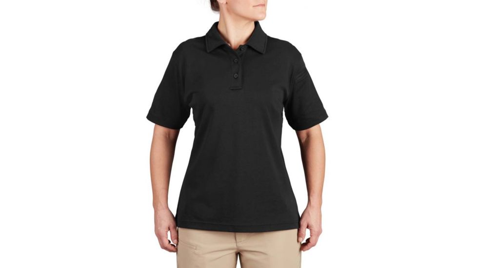 Propper Uniform Cotton Polo - Womens, Black, 4XL, F58075N0014XL