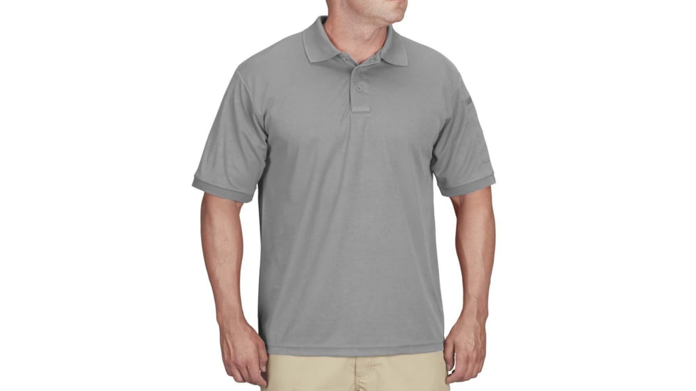 Propper Uniform Short Sleeve Polo - Mens, Grey, XL, F53554C020XL