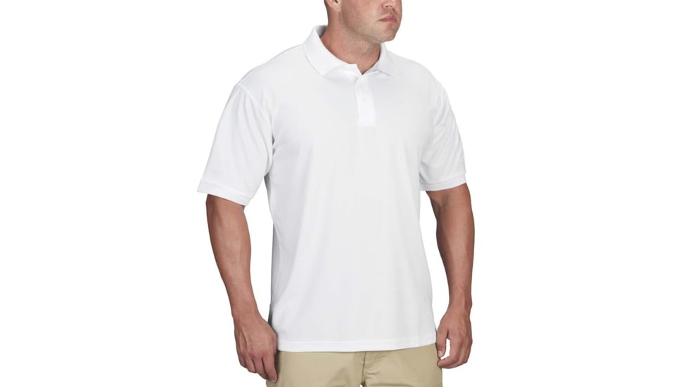 Propper Uniform Short Sleeve Polo - Mens, White, M, F53554C100M