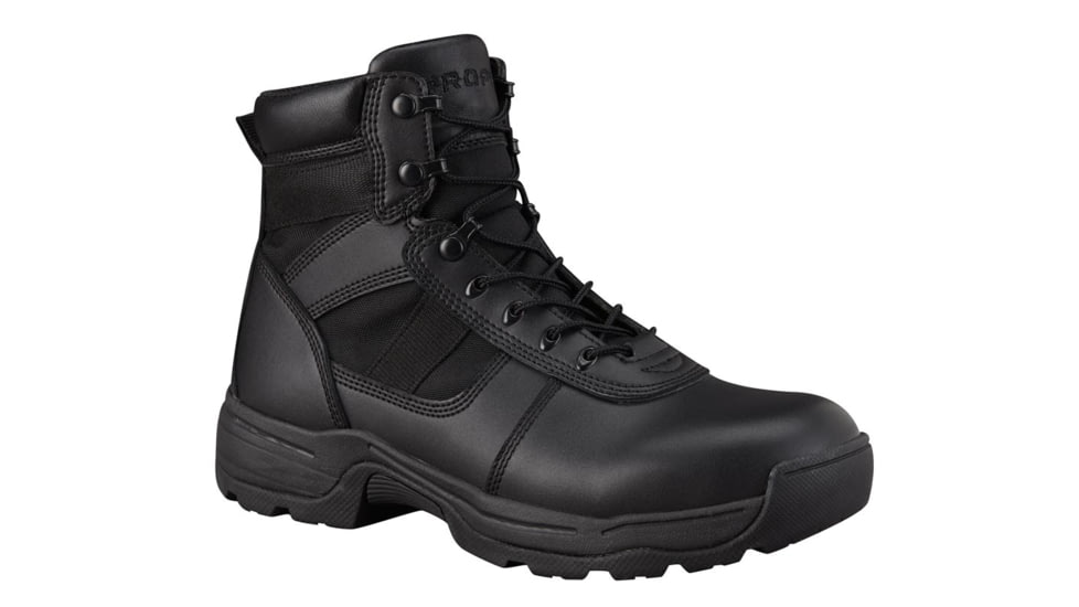 Propper Waterproof Comp Toe Series 100 6 in Side Zip Boot, Black, 5.5 US, Wide, F45281T0015.5W