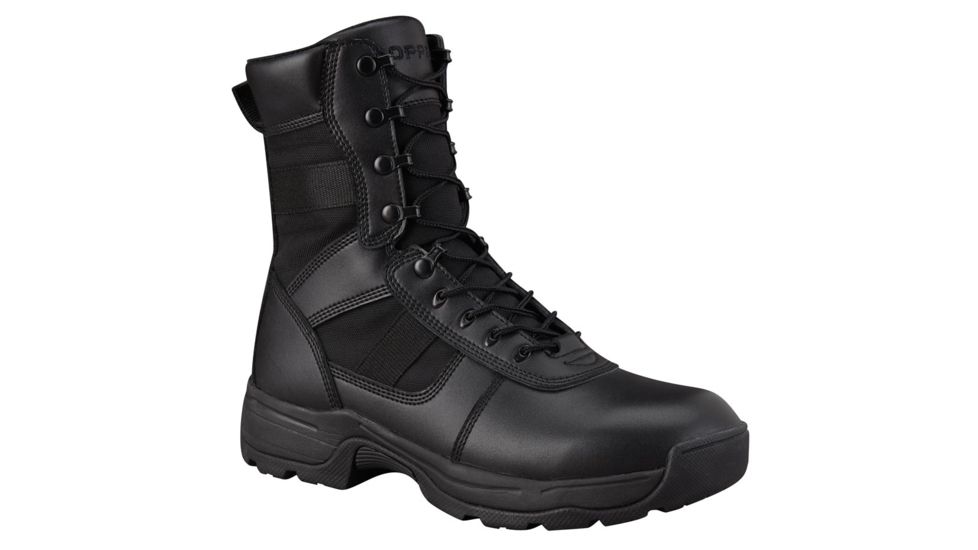 Propper Waterproof Comp Toe Series 100 8 in Side Zip Boot, Black, 11.5 US, Wide, F45291T00111.5W