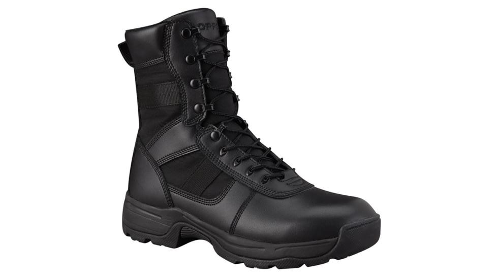 Propper Waterproof Comp Toe Series 100 8 in Side Zip Boot, Black, 5.5 US, F45291T0015.5M