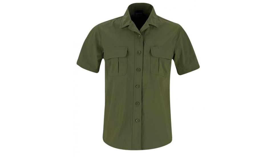 Propper Womens Summerweight Tactical Shirt-Short Sleeve, Olive Green, 3XL, F53763C3303XL