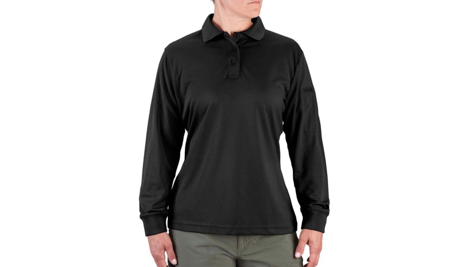 Propper Womens Uniform Polo - Long Sleeve, Black, 3XL, F53964C0013XL