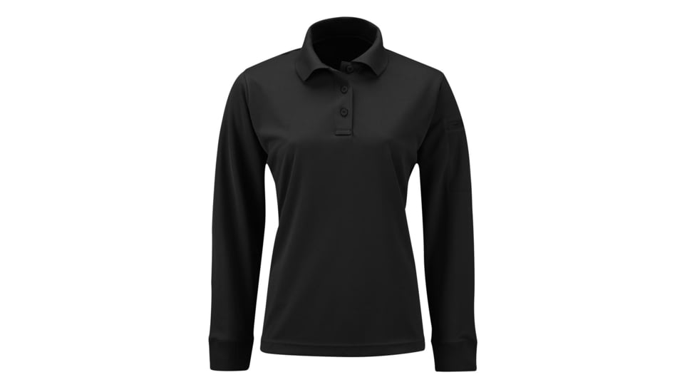 Propper Womens Uniform Polo - Long Sleeve, Black, Large, F53964C001L