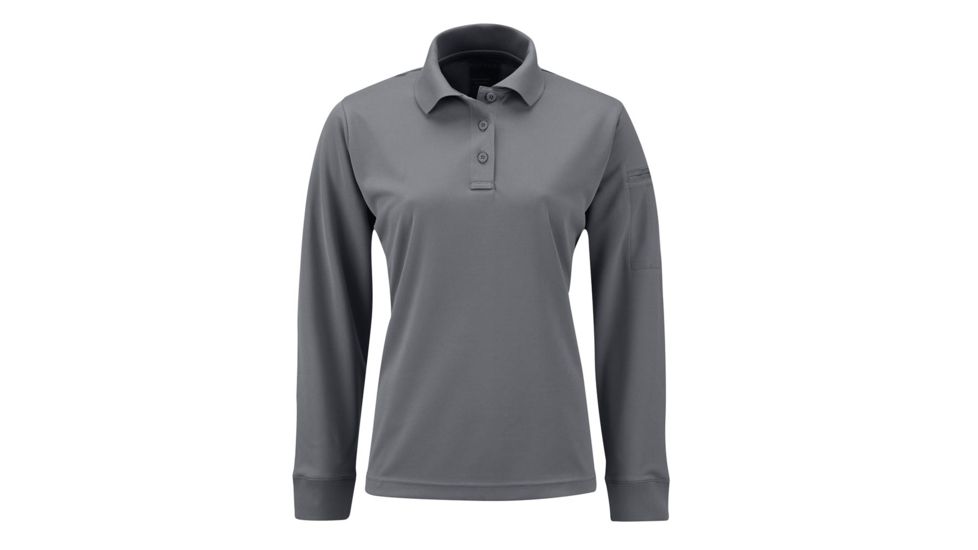Propper Womens Uniform Polo - Long Sleeve, Grey, 2XL, F53964C020XXL