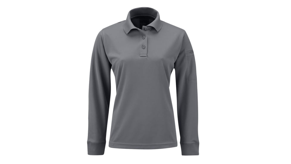 Propper Womens Uniform Polo - Long Sleeve, Grey, 3XL, F53964C0203XL