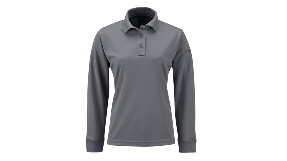 Propper Womens Uniform Polo - Long Sleeve, Grey, 4XL, F53964C0204XL