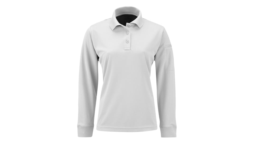 Propper Womens Uniform Polo - Long Sleeve, White, Extra Large, F53964C100XL