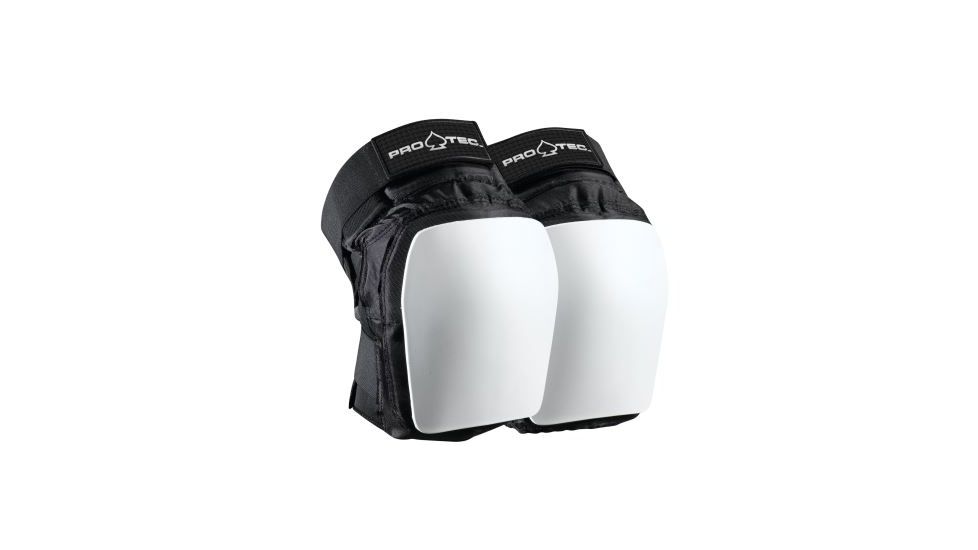 Protec Park Knee Pads, L, Black/White Caps PTVN0ECUBA2-L