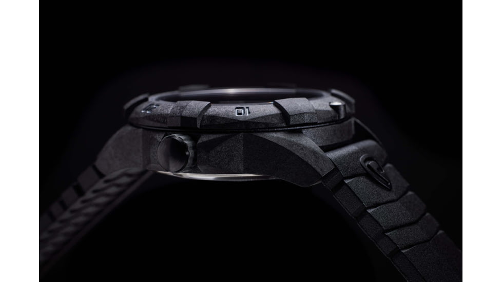 ProTek Carbon Dive Watch, Carbon Case/Black Dial/Black Strap, One Size, PT1001