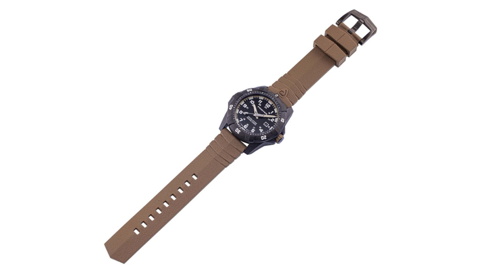 ProTek Carbon USMC Dive Watch, Carbon Case/Black&amp;Desert Sand Dial/D Sand Strap, One Size, PT1016D
