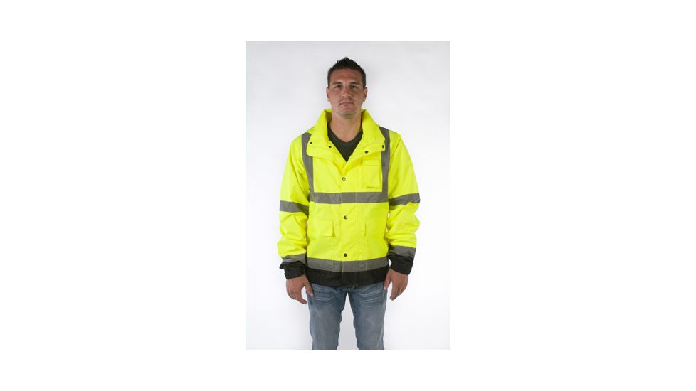 Utility ProWear High Visibility Rain Jacket Class 3
