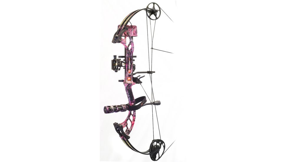 PSE Archery RTS Pro Stinger X Bow Package - SX / Right Handed / 29in Draw Length / 40lb Draw Weight, Muddy Girl/Black, 1517SXRMG2940
