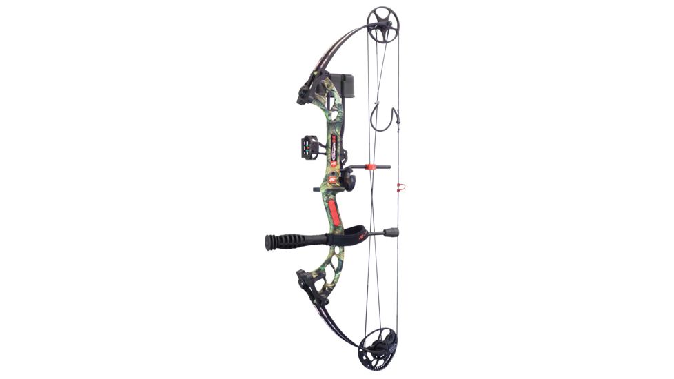 PSE Archery RTS Stinger X Bow Package - SX / Left Handed / 29in Draw Length / 70lb Draw Weight, Camo/Black, 1514SXLCY2970