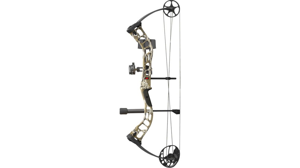 PSE Archery Stinger ATK Hunter Package Bow LH 29-50lb. 21 1/2-30in, Mossy Oak Bottomland, 2224SSLMB2950