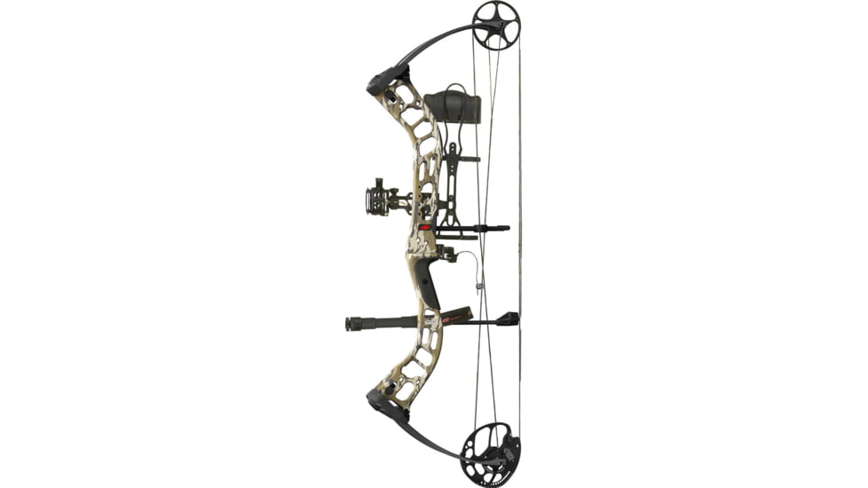 PSE Archery Stinger ATK Pro Package Bow RH 29-60lb. 21 1/2-30in, Mossy Oak Bottomland, 2218SSRMB2960