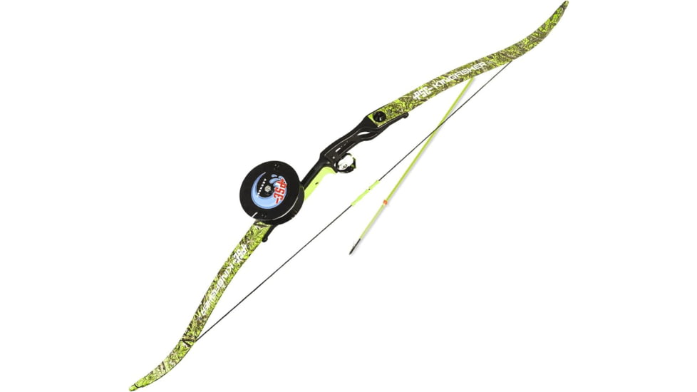 PSE Archery Bowfishing Kit w/Kingfisher 56in 45, Green, 01316RGN5645