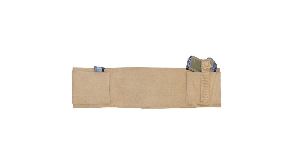 PSP BELLYBANDNL Concealed Carry Belly Band Universal Handgun Nylon Tan
