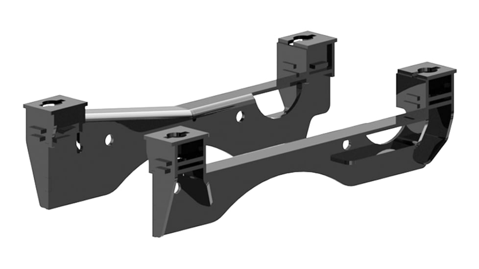 PullRite Isr Series 20K Superrail Custom Mounting Kit For 2017 2019 Ford F250 &amp; F350 Trucks With Aluminum Bed, 2332