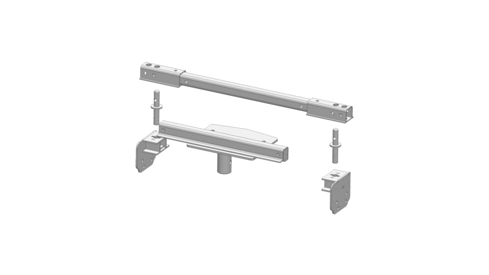 PullRite Superglide B&amp;W Adapter Mounting Kit 2003 2012 Dodge 2500 &amp; 3500 Trucks, 4433