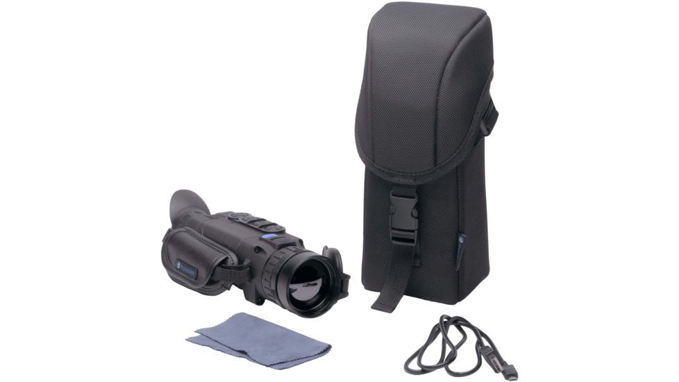 OpticsPlanet Exclusive Refurbished, Pulsar 2.5-20x Helion 2 XP50 2.5-20 Thermal Monocular,17mm, 640x480px, Black, PL77402