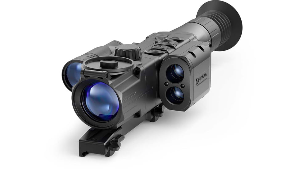 Pulsar Digisight Ultra LRF N450 Digital Night Vision Rifle Scope, 4.5-18x40mm, 50 mm Tube, SFP, Multiple Reticles, Black, PL76627