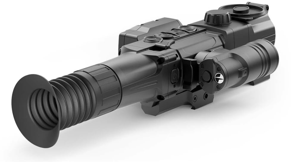 Pulsar Digisight Ultra LRF N450 Digital Night Vision Rifle Scope, 4.5-18x40mm, 50 mm Tube, SFP, Multiple Reticles, Black, PL76627