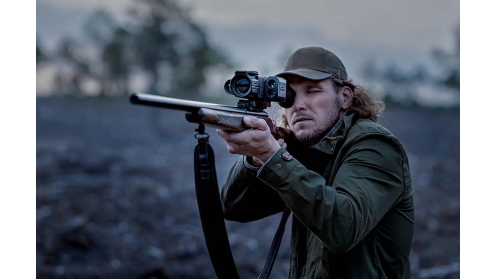 Pulsar Digisight Ultra LRF N450 Digital Night Vision Rifle Scope, 4.5-18x40mm, 50 mm Tube, SFP, Multiple Reticles, Black, PL76627