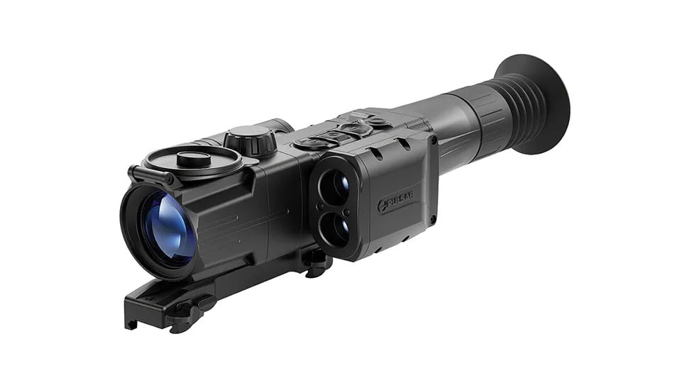 DEMO, Pulsar Digisight Ultra LRF N450 Digital Night Vision Rifle Scope, 4.5-18x40mm, 50 mm Tube, SFP, Multiple Reticles, Black, PL76627