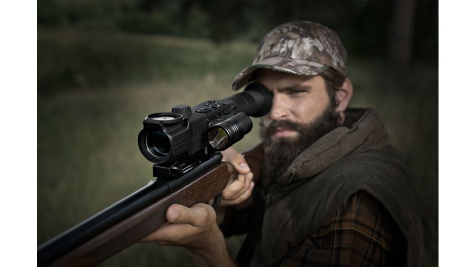 Pulsar Digisight Ultra N355 Digital Night Vision Rifle Scope Weaver QD112, Black, PL76370Q