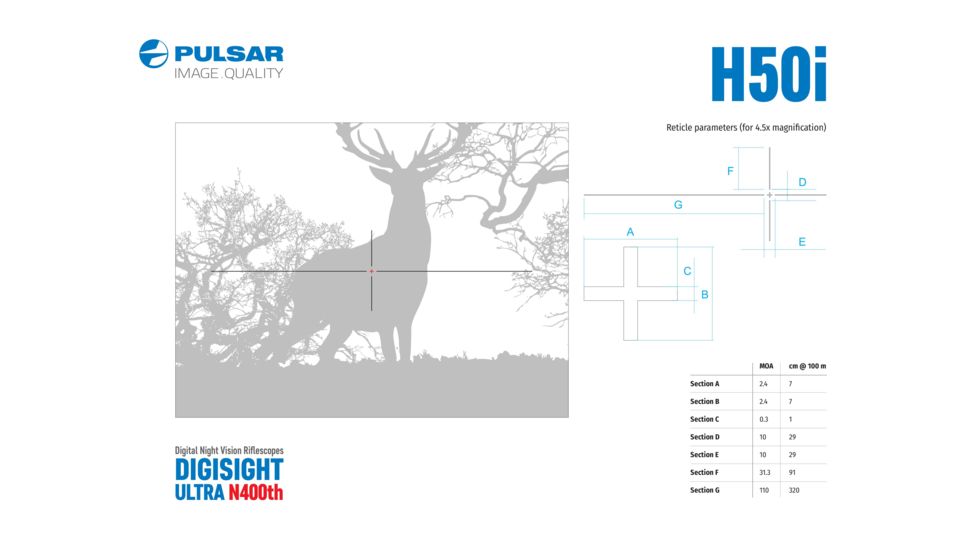 Pulsar Digisight Ultra N450 Digital Night Vision Rifle Scope, Black, PL76617