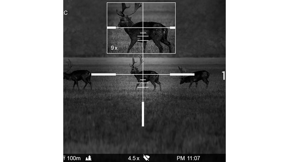 Pulsar Digisight Ultra N455 Digital Night Vision Rifle Scope, Black, PL76618