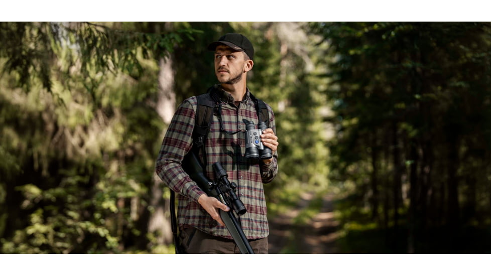 Pulsar Merger LRF XT50 2-16x50mm Thermal Imaging Binoculars, Black, PL77486