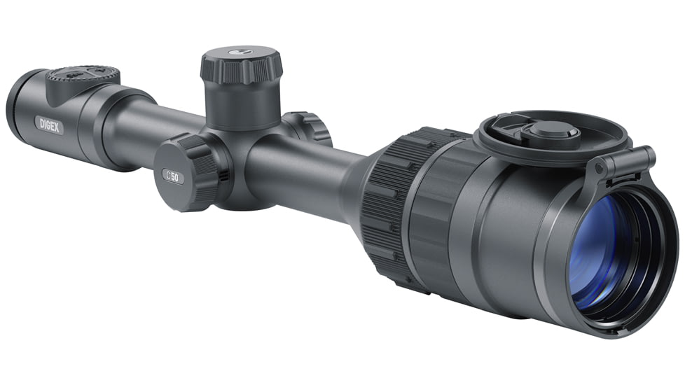 Pulsar Digex C50 Night Vision Rifle Scope, 3.5-14x30mm, w/Pulsar Digex-X850S IR Illuminator, Black, PL76635L