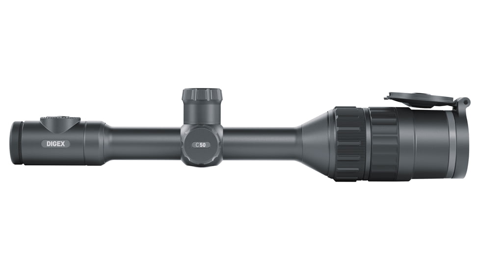 Pulsar Digex C50 Night Vision Rifle Scope, 3.5-14x30mm, w/Pulsar Digex-X850S IR Illuminator, Black, PL76635L