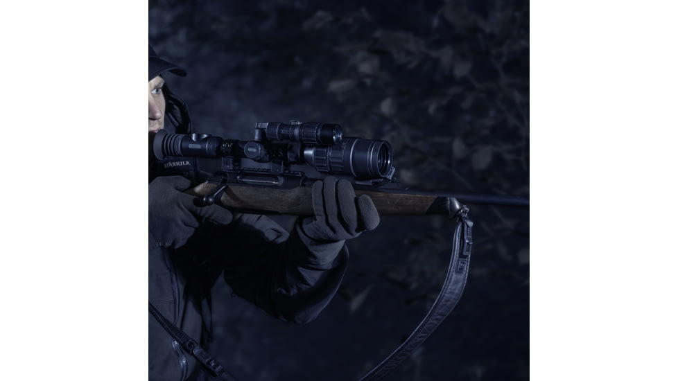 Pulsar Digex C50 Night Vision Rifle Scope, 3.5-14x30mm, w/Pulsar Digex-X850S IR Illuminator, Black, PL76635L